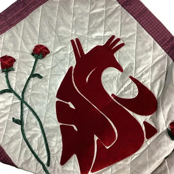 Vintage Washington State Cougars 2003 Rosebowl quilted blanket - Picture 1 of 6